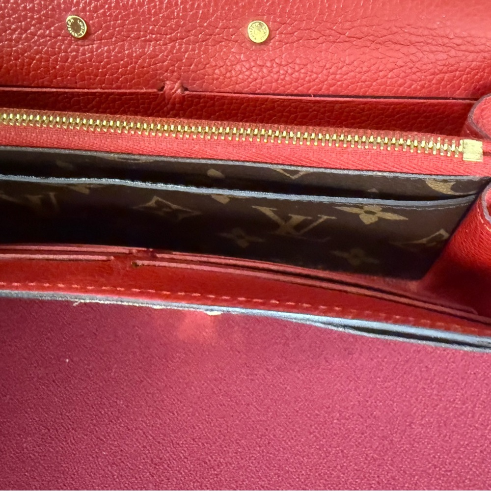 Louis Vuitton Authenticated Pallas Monogram and Red Wallet - Picture 12 of 16